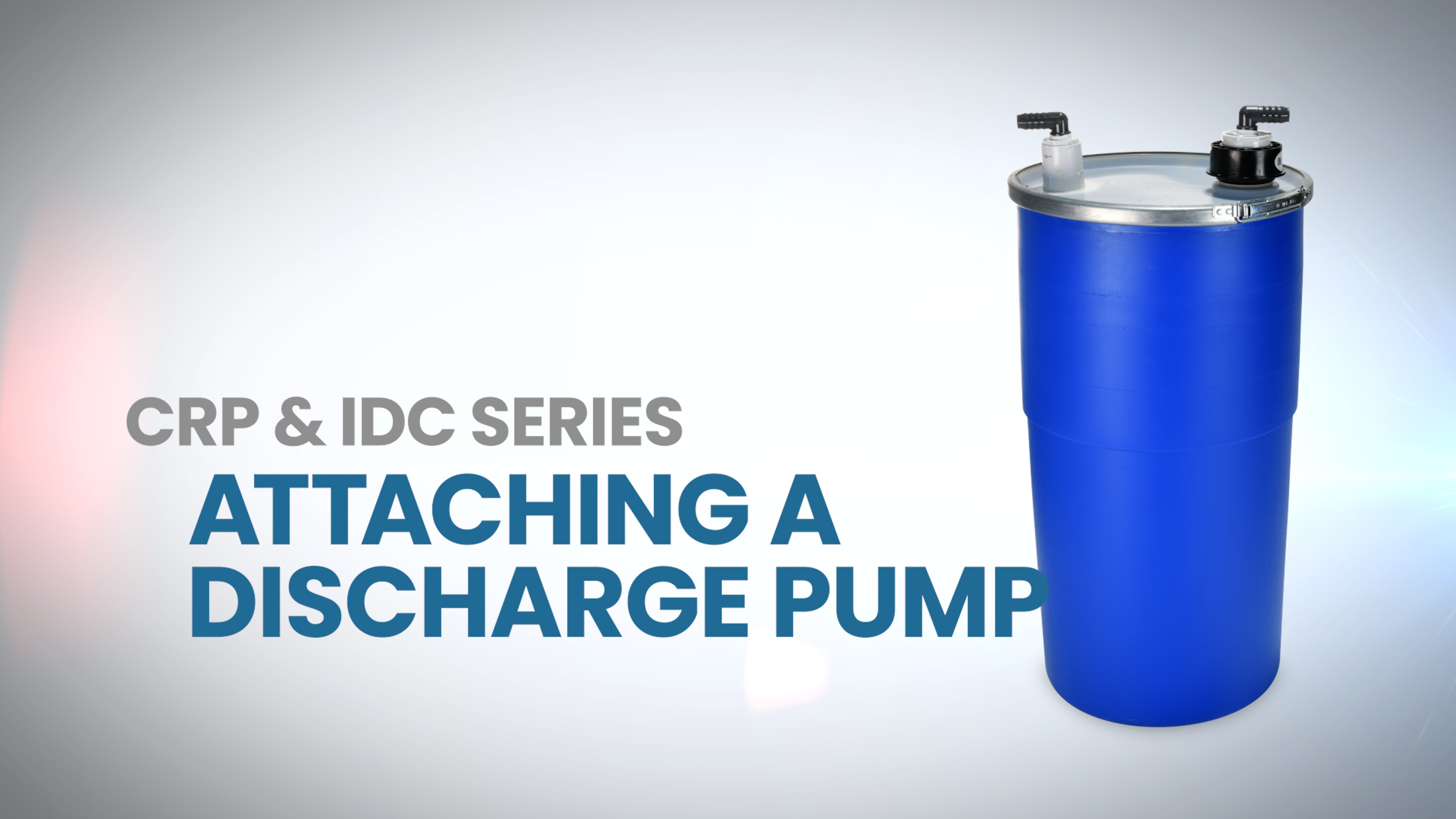 Attaching a Discharge Pump